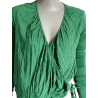 Vivienne Westwood Green Draped Heart Cover - Size 40 IT / 36 EN