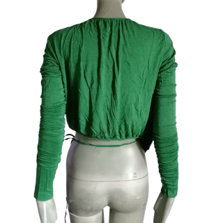 Vivienne Westwood Cubierta de corazón cubierta verde - Tamaño 40 IT / 36 ES