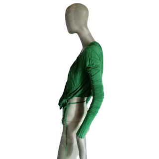 Vivienne Westwood Green Draped Heart Cover - Size 40 IT / 36 EN