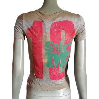 Top Gaetano Navarra Union Jack Y2K neuf T40 IT Made in Italy