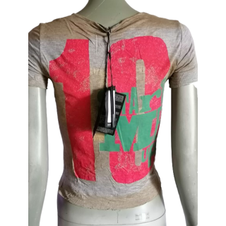 Top Gaetano Navarra Union Jack Y2K neuf T40 IT Made in Italy