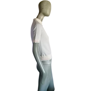 Polo Cerruti Jeans Reißverschluss weiß - Größe M - hergestellt in Portugal