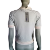 Polo Cerruti Jeans Bianco con zip - Dimensioni M - Made in Portogallo