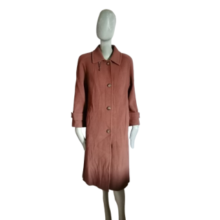 Vintage Brown Long Coat-Classic Cup