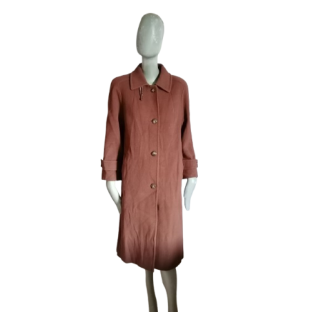Vintage Brown Long Coat-Classic Cup