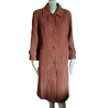 Vintage Brown Long Coat-Classic Cup