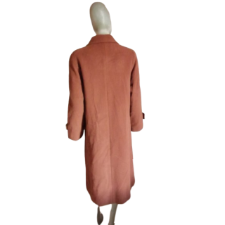 Vintage Brown Long Coat-Classic Cup