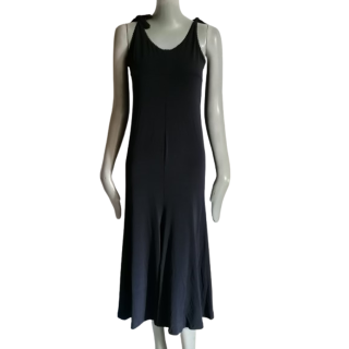 Italiano italiano oppio minimalista vestido longo com elegância intemporal