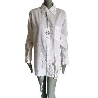 Shirt Hache "H Items"White Oversize Archive 90s Size M