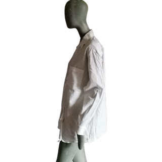 Shirt Hache "H Items"White Oversize Archive 90s Maat M