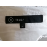 Shirt Hache "H Items"White Oversize Archive 90s Maat M