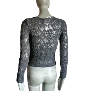 Top maille ajourée lacé Y2K – Simultaneous designer