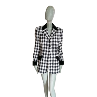 Vintage Jacke Agatha Foot-de-Poule-Wolle in Frankreich