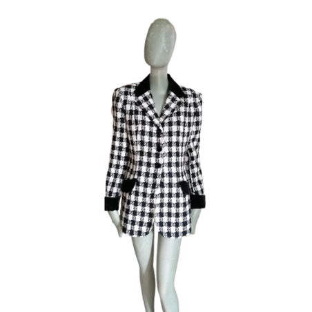 Giacca vintage Agatha Foot-de-Boule Wool Made in Francia
