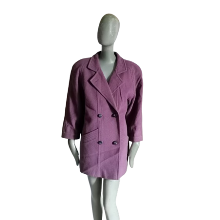 Vintage jas Rose Wol & Cashmere - Cross 80/90 jaar Blazer Cup