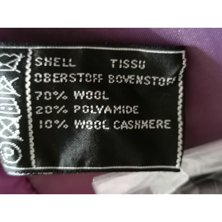 Vintage Coat Rose Wool & Cashmere - Cross 80/90 Years Blazer Cup