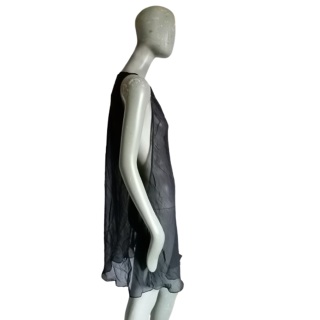 Robe slip transparente Simultaneous – Y2K minimaliste