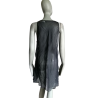 Vestido de deslizamiento transparente Simultaneous - Minimalista Y2K