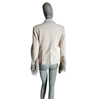 Italien Jacke Italien Muster mit Fransen - Seltener Showroom-Raum