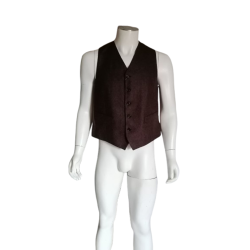 Vintage Italiaanse kostuum vest Maagd Wol - Nieuw met label