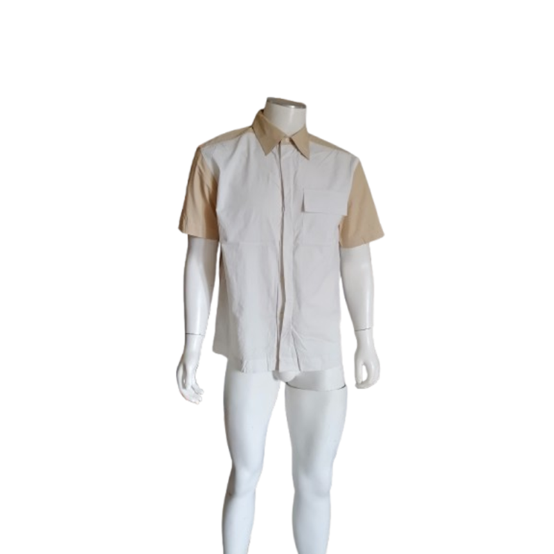 Chemise Cimarron Y2K bicolore 100% coton – neuve