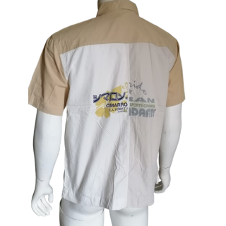 Shirt Cimarron Y2K two-tone 100% cotton - new