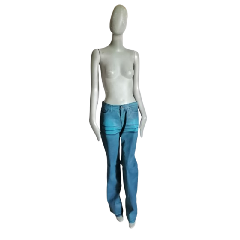 Jean Just Cavalli Turquoise coating Y2K - Rechte gesneden - Nieuwe staat