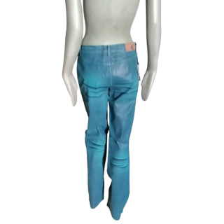 Jean Just Cavalli Rivestimento turchese Y2K - taglio dritto - Nuove condizioni
