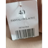 Pantalon rétro Y2K Incandescence beige – coupe flare & détails lacés