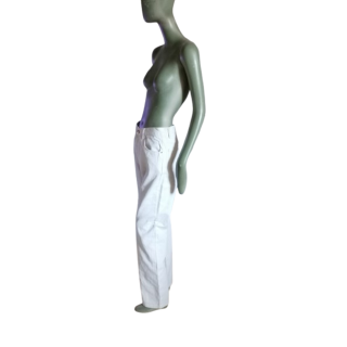Vintage white jeans 2000s nine label - 100% cotton buttons