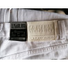 Vintage White Jeans 2000S Nine Etiqueta - 100% de los botones de algodón