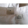 Vintage White Jeans 2000S Nine Etiqueta - 100% de los botones de algodón