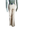 Pantaloni vintage KURTURA 100% cotone Ecru - Deadstock Y2K