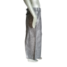 Rok Hache Nieuw grijs metallic lederen effect label t.m