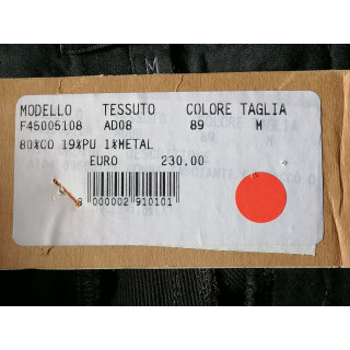 Rock Hache Neues graues metallisches Ledereffekt-Etikett T.M