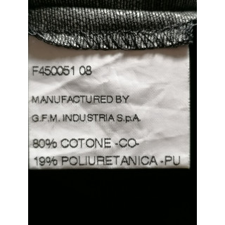Skirt Hache new gray metallic leather effect label T.M