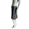 Jupe denim asymétrique laçage – Marina Rinaldi Voyage (échantillon)