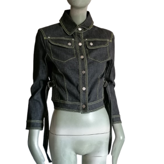 Jacket Jean 2Die4 door Antonio Berardi Cintered Denim Gross Y2K