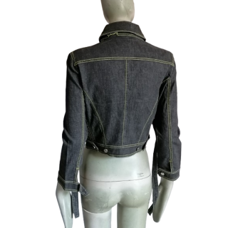 Jacket Jean 2Die4 door Antonio Berardi Cintered Denim Gross Y2K