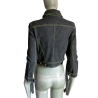 Veste jean 2die4 by Antonio Berardi cintrée denim brut Y2K