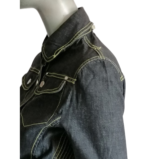 Giacca Jean 2Die4 di Antonio Berardi Insinterizzato Denim Gross Y2K