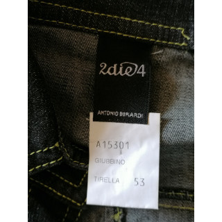 JACKET JEAN 2DIE4 by Antonio Berardi Cintered Denim Gross Y2K