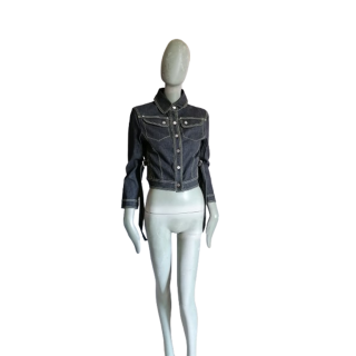 JACKET JEAN 2DIE4 by Antonio Berardi Cintered Denim Gross Y2K