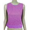Top sin mangas Cerruti Jeans Violeta, nuevo con etiqueta (MUERTO), 90/2000 Y2K