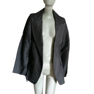 Blazer Marc Lannoo – Lin enduit – Archive belge rare