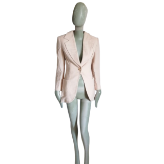 Vintage Blazer Delba Milano Lammwolle - Stoff Agnona - T36