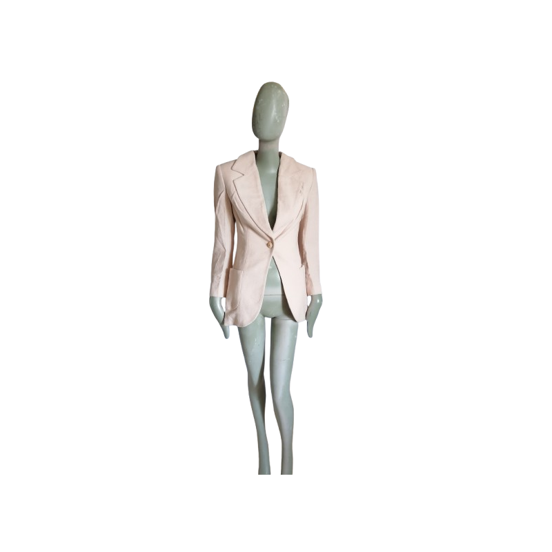 Blazer vintage DELBA Milano laine d’agneau – tissu Agnona – T36