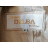 Blazer vintage DELBA Milano laine d’agneau – tissu Agnona – T36