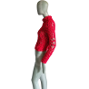 Simultaneous Y2k Mesh Knit Pullover - Fischnetz Top Avantgarde