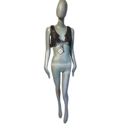 Bolero Cuero y gancho M.P. Maurizio Pecoraro - Y2K Craft Room